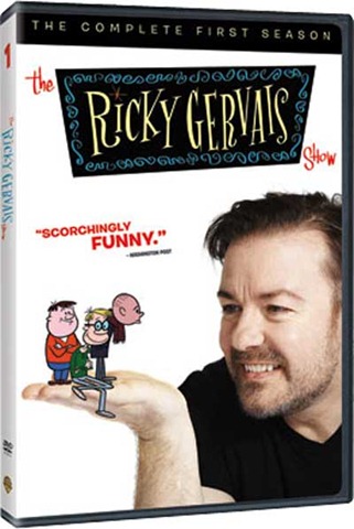 ricky gervais weight loss 2011. ricky gervais show dvd.