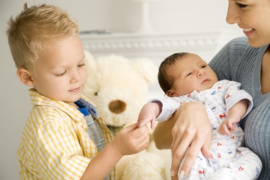 Toddler Meeting Baby