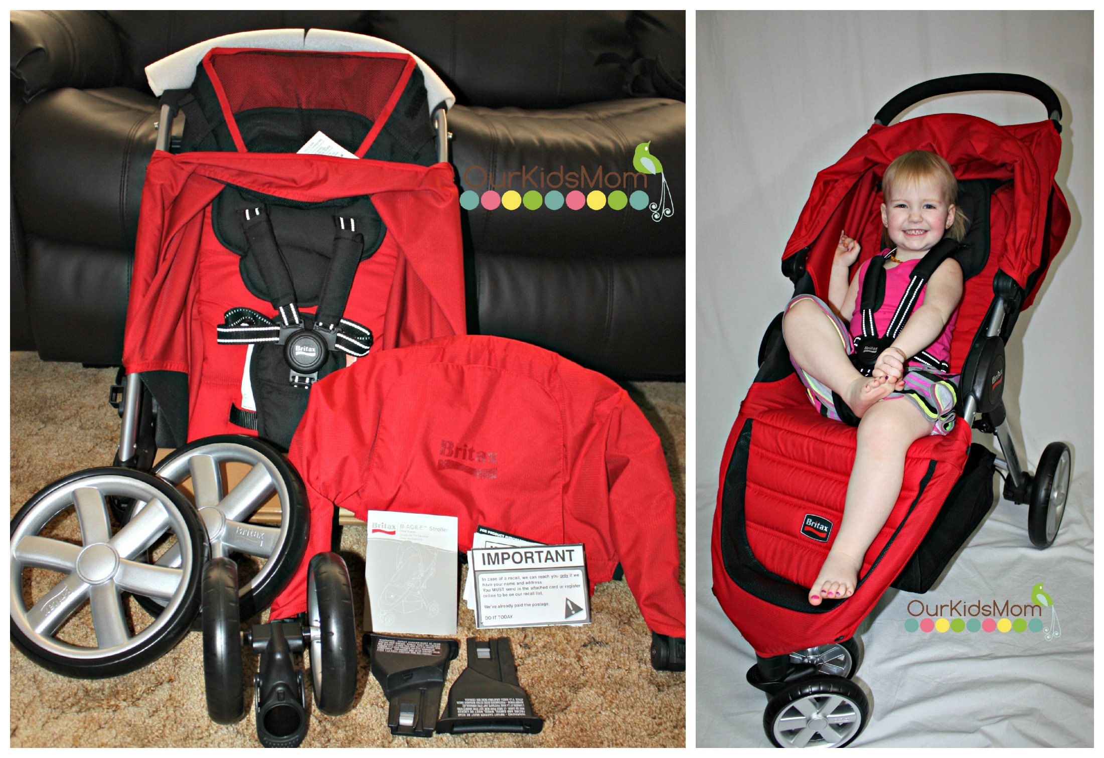 britax infant car seat stroller combo