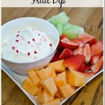 Two Ingredient Sweet and Creamy Fruit Dip
