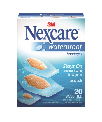 Nexcare Waterproof Bandage Assorted_FRT_CMYK