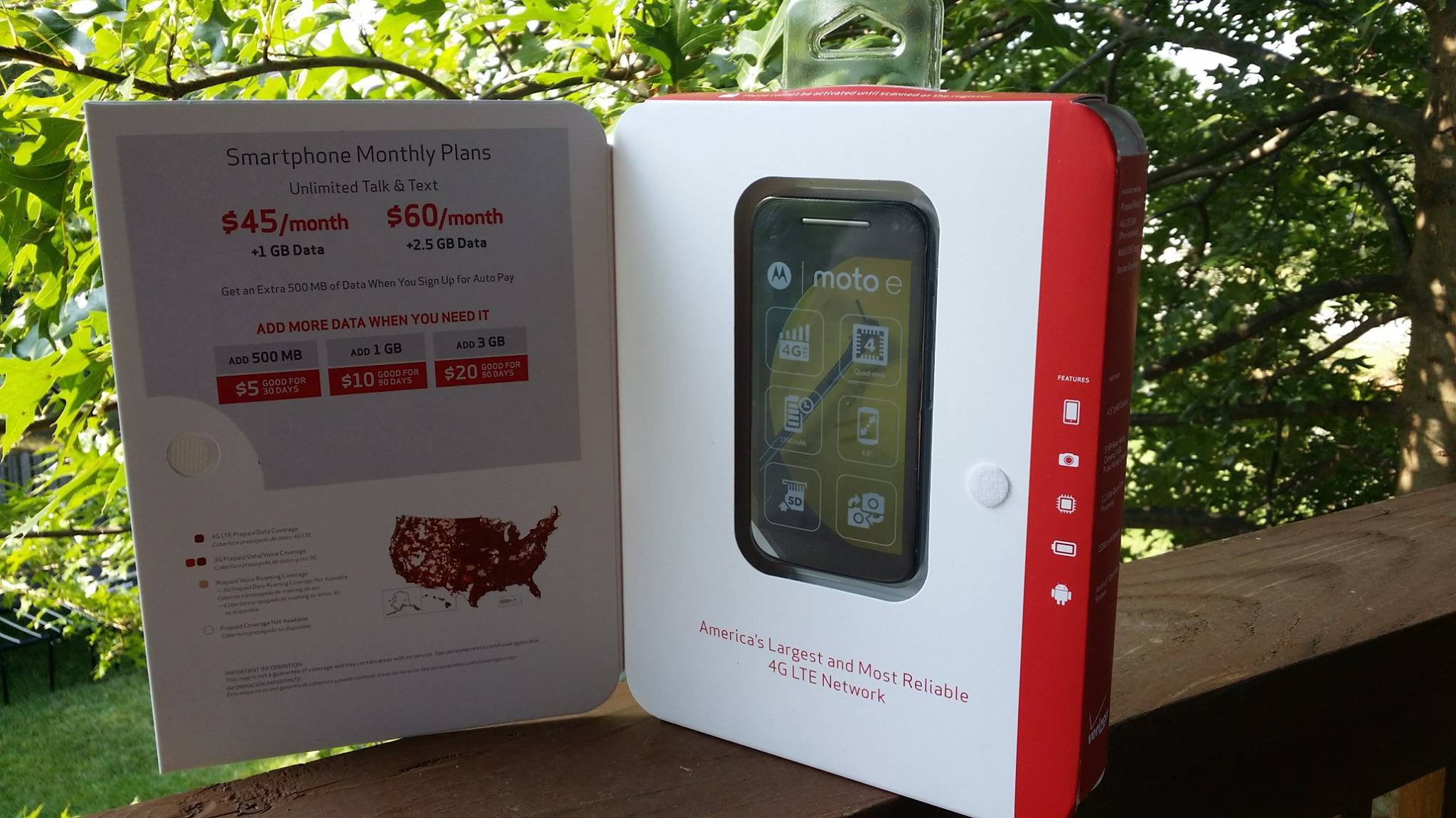 Verizon Motorola Moto E Prepaid Smart Phone GIVEAWAY