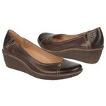 brown leather flats
