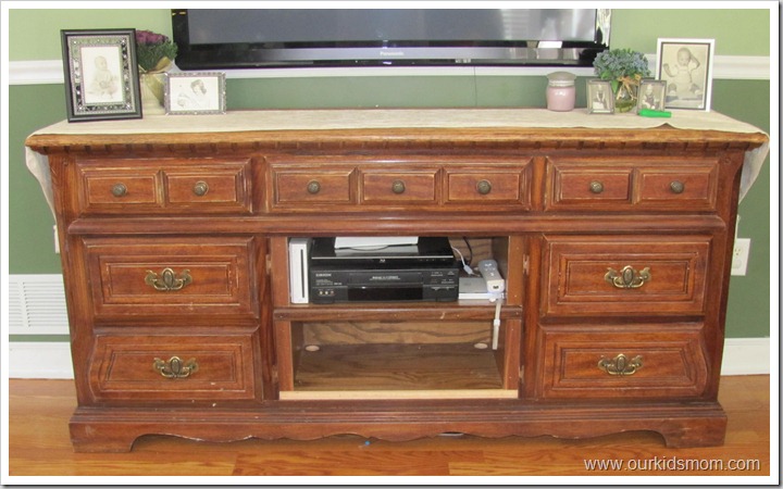Diy Repurposing A Dresser Into, Can You Use A Dresser As Tv Stands