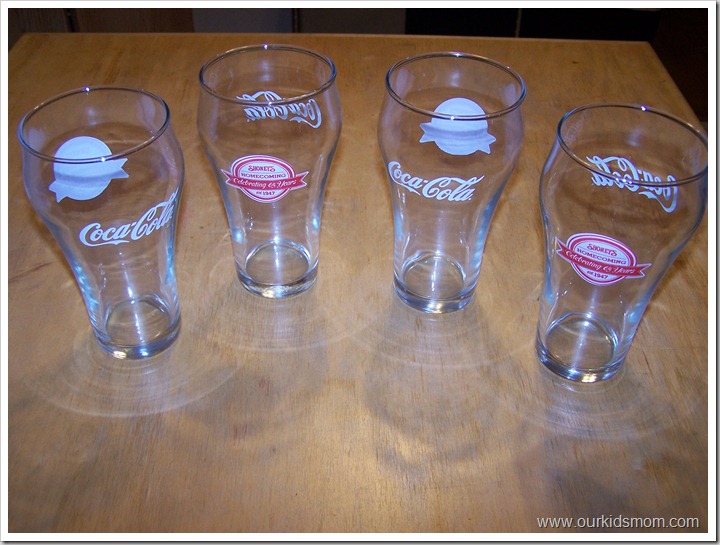 shoneys coke glasses 001
