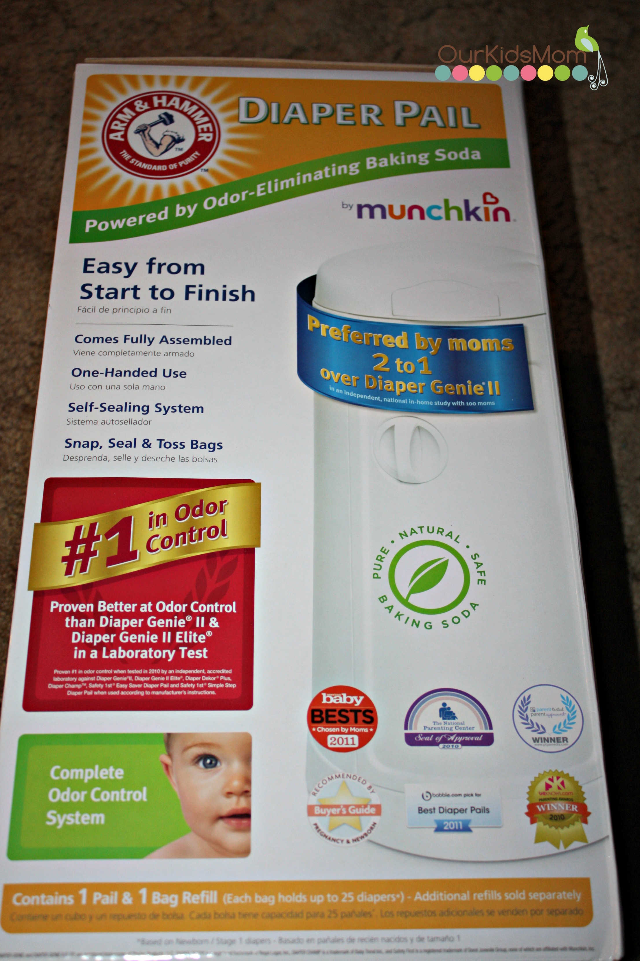 Munchkin Arm & Hammer Diaper Pail