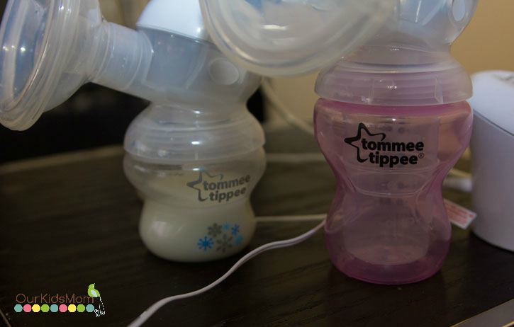 Expressing Milk When Out and a Review of The Tommee Tippee Manual