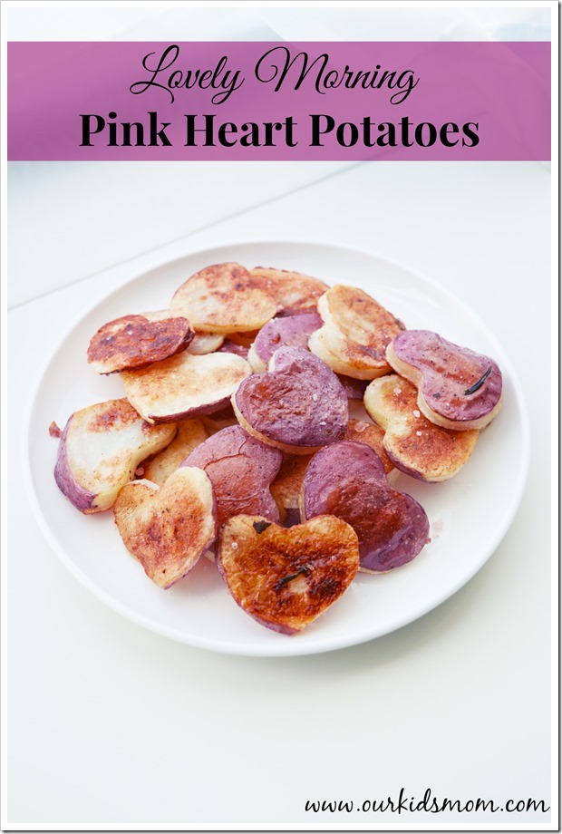 Pink Heart Potatoes