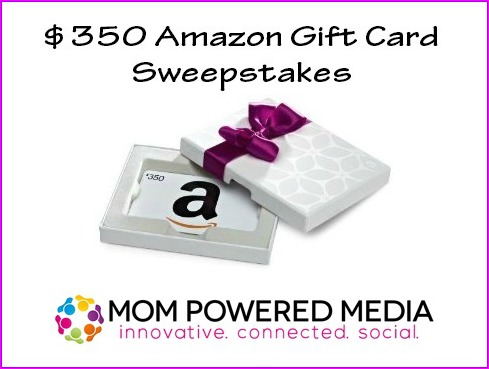 $350 Amazon Gift Card Sweepstakes