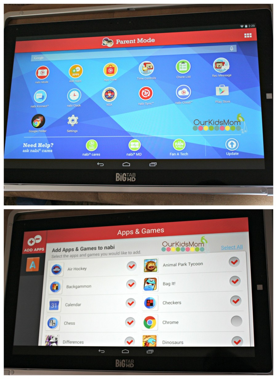 Nabi Big Tab HD 24" Tablet OurKidsMom
