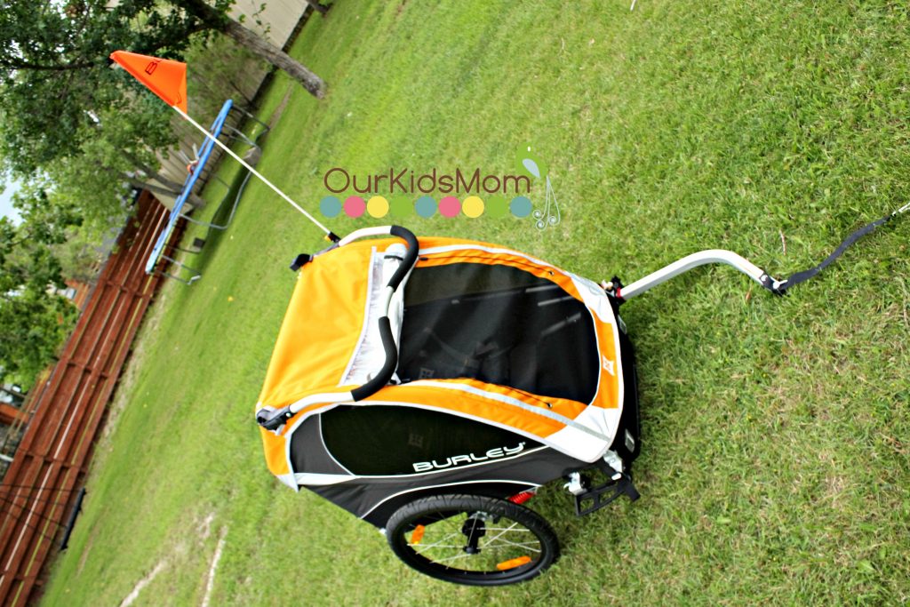 Burley D'Lite Bike Trailer OurKidsMom