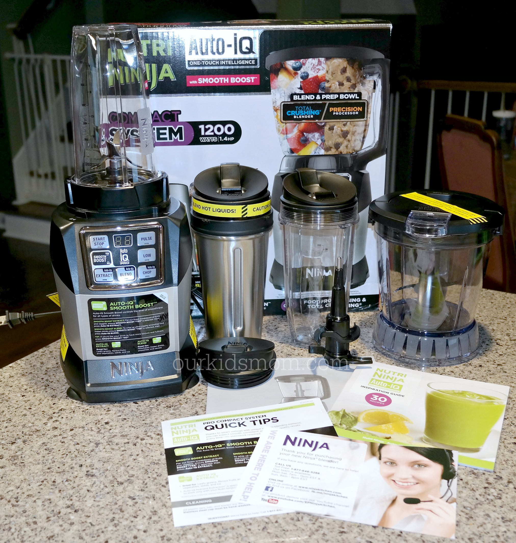 Nutri Ninja AutoIQ Pro Compact System OurKidsMom